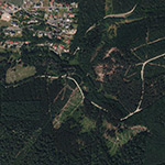 Die Lage von Töpferei im Orthofoto