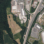 Die Lage von Eisenhütte im Orthofoto