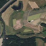 Die Lage von Holchau im Orthofoto