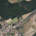 Die Lage von Steingrube im Orthofoto