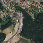 Die Lage von Sägewerk im Orthofoto