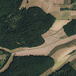 Die Lage von Eisenerz-Gruben im Orthofoto