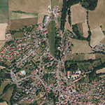 Die Lage von Weißmühle im Orthofoto