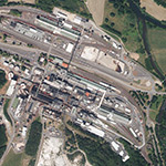 Die Lage von Kaliwerk Hattorf im Orthofoto