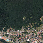 Die Lage von Jakobsberg im Orthofoto