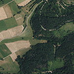 Die Lage von Romrode im Orthofoto