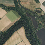 Die Lage von Pflanzengraben im Orthofoto