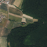 Die Lage von Forsthaus (Hilmes) im Orthofoto