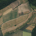 Die Lage von Erthal im Orthofoto