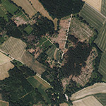 Die Lage von Hatterode im Orthofoto