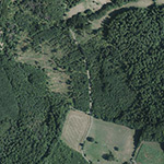 Die Lage von Ruchotsen im Orthofoto