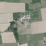 Die Lage von Berghof im Orthofoto