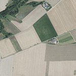Die Lage von Mülsen im Orthofoto