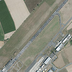 Die Lage von Flugplatz Kassel-Calden im Orthofoto