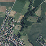 Die Lage von Untermühle im Orthofoto