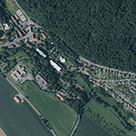 Die Lage von Eichsmühle im Orthofoto