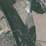 Die Lage von Wormershausen im Orthofoto
