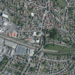 Die Lage von Fuldatal im Orthofoto