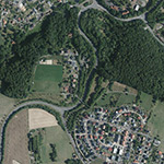 Die Lage von Schocketal im Orthofoto