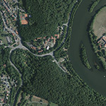 Die Lage von Kragenhof (Siedlung) im Orthofoto