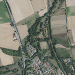 Die Lage von Bruchmühle im Orthofoto