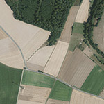 Die Lage von Tiefenholzhausen im Orthofoto