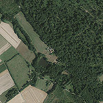 Die Lage von Forsthaus Kaiserteich im Orthofoto