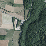 Die Lage von Schotterwerk im Orthofoto
