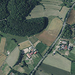 Die Lage von Hattenhausen im Orthofoto