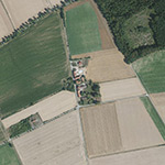 Die Lage von Röddenhof im Orthofoto