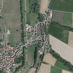 Die Lage von Rehberg im Orthofoto