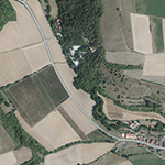 Die Lage von Kritemühle im Orthofoto