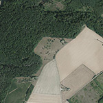 Die Lage von Rotmershausen im Orthofoto