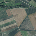 Die Lage von Altenburg im Orthofoto