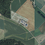 Die Lage von Hardthof im Orthofoto