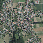 Die Lage von Altenstädt (Burg) im Orthofoto