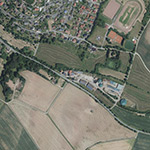Die Lage von Niedermühle im Orthofoto