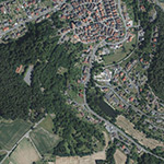 Die Lage von Teichmühle im Orthofoto