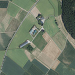Die Lage von Herberge im Orthofoto