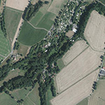 Die Lage von Kleine Ahle im Orthofoto