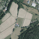 Die Lage von Horode im Orthofoto
