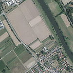 Die Lage von Kaltenhof im Orthofoto