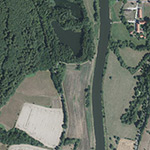 Die Lage von Ochsenhof im Orthofoto