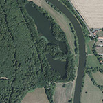 Die Lage von Kieswerk im Orthofoto