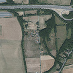 Die Lage von Brandwiesen im Orthofoto