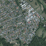Die Lage von Bahnhof Wellerode (Wald) im Orthofoto