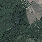 Die Lage von Klein-Loberode im Orthofoto