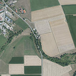 Die Lage von Felsenkeller im Orthofoto