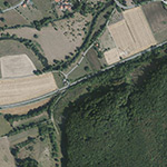 Die Lage von Bahnhof im Orthofoto