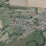 Die Lage von Lehmkaute im Orthofoto